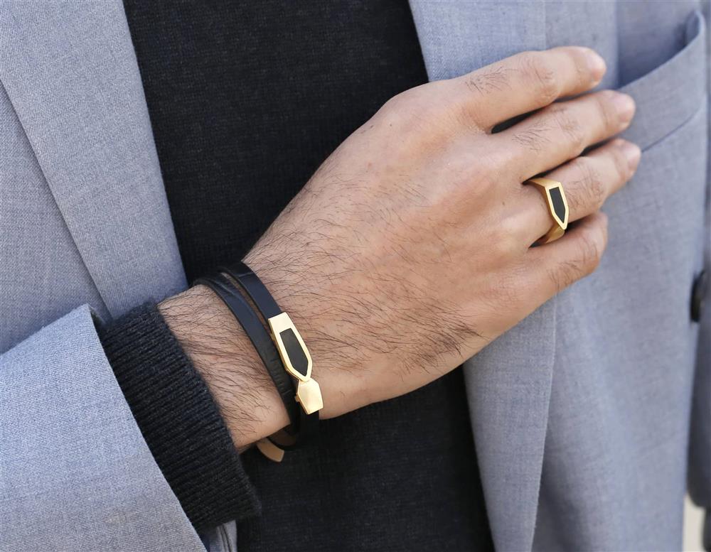 دستبند طلا مردانه کرواتی